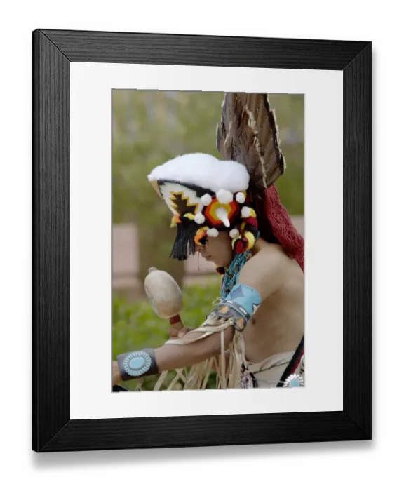 Framed Print : Zuni Red-Tailed Hawk Dancer performing the Turkey Dance at the Gallup Framed Print : Zuni Red-Tailed Hawk Dancer performing the Turkey Dance at the Gallup