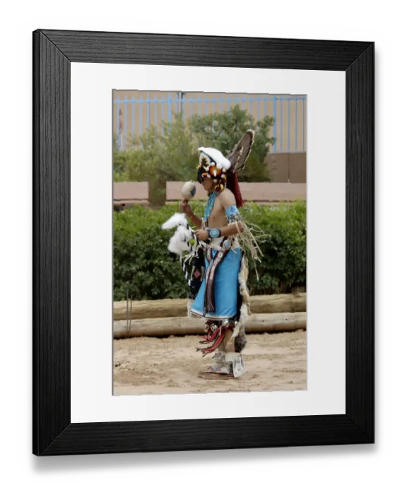Framed Print : Zuni Red-Tailed Hawk Dancer performing the Turkey Dance at the Gallup Framed Print : Zuni Red-Tailed Hawk Dancer performing the Turkey Dance at the Gallup