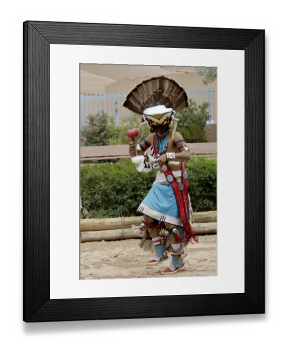 Framed Print : Zuni Red-Tailed Hawk Dancer performing the Turkey Dance at the Gallup Framed Print : Zuni Red-Tailed Hawk Dancer performing the Turkey Dance at the Gallup