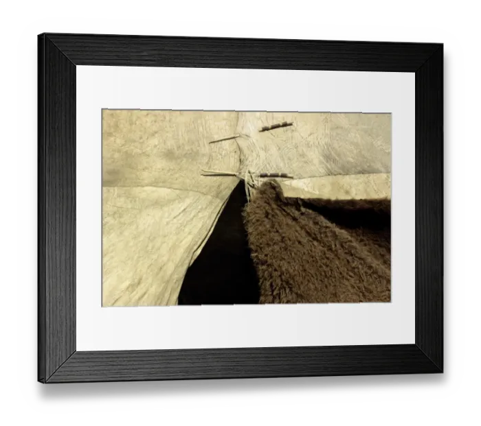 Framed Print : Buffalo hide tipi of the Lakota Sioux Framed Print : Buffalo hide tipi of the Lakota Sioux