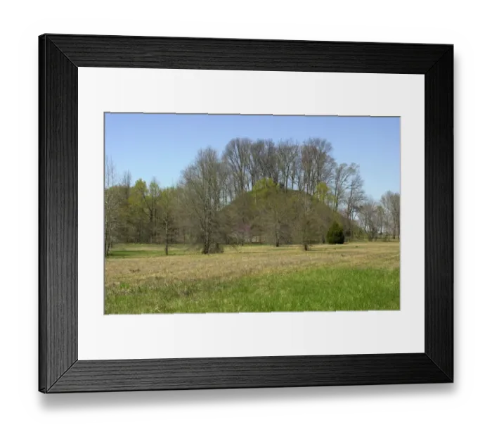 Framed Print : Sauls Mound, 72 feet high Framed Print : Sauls Mound, 72 feet high