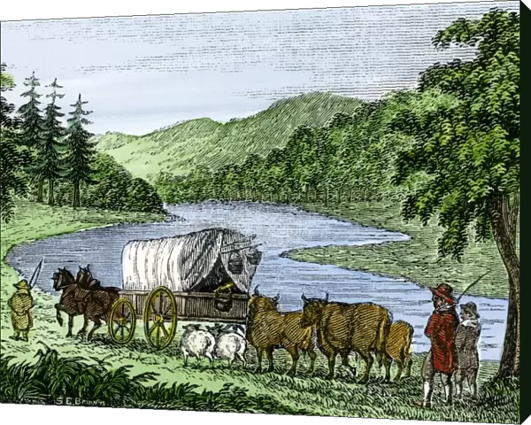 Vermont settlers along the Connecticut River