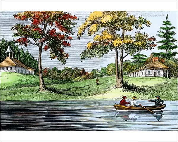 Swedish colonists on the Delaware River