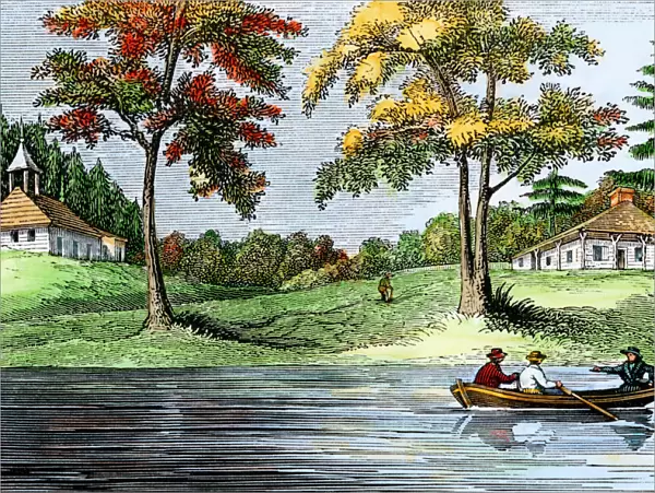 Swedish colonists on the Delaware River