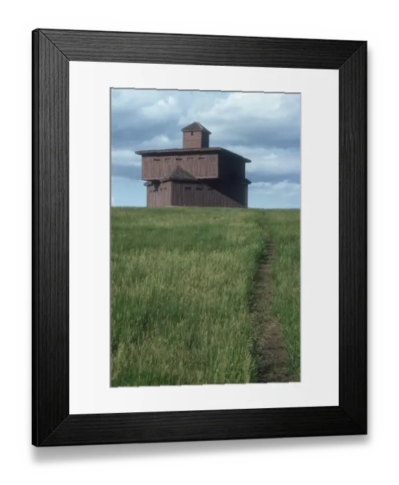 Framed Print : Fort McKeen blockhouse, aka Fort Abraham Lincoln, North Dakota Framed Print : Fort McKeen blockhouse, aka Fort Abraham Lincoln, North Dakota