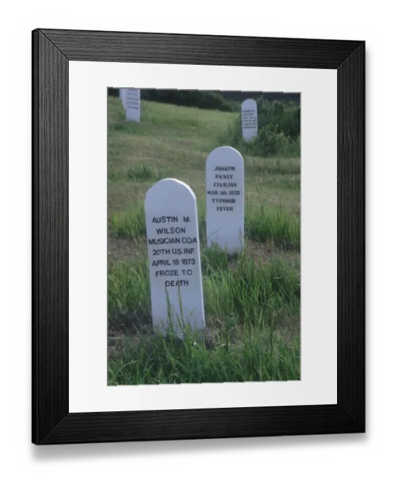 Framed Print : Fort Abraham Lincoln graveyard, North Dakota Framed Print : Fort Abraham Lincoln graveyard, North Dakota