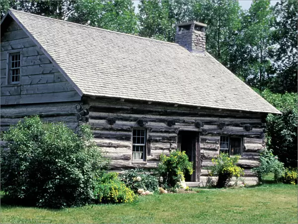 Log cabin in Vermont