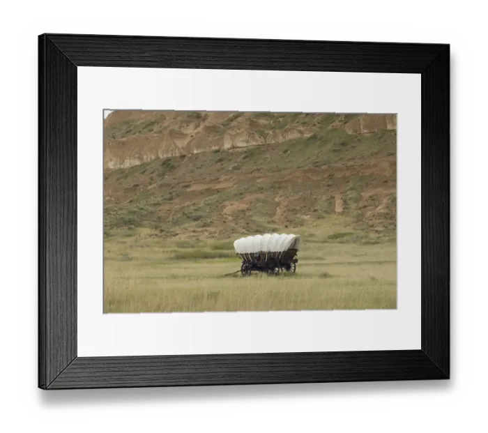 Framed Print : Conestoga wagon on the Oregon Trail Framed Print : Conestoga wagon on the Oregon Trail