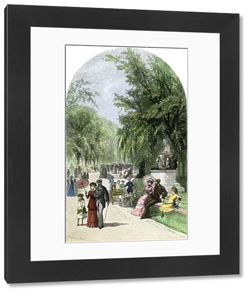 Central Park in New York City, 1880s