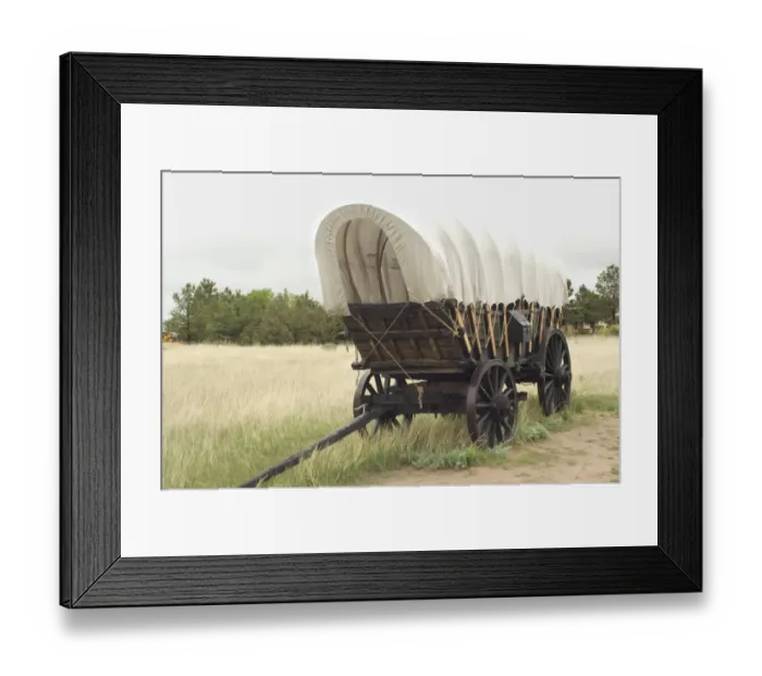 Framed Print : Conestoga wagon on the Oregon Trail Framed Print : Conestoga wagon on the Oregon Trail
