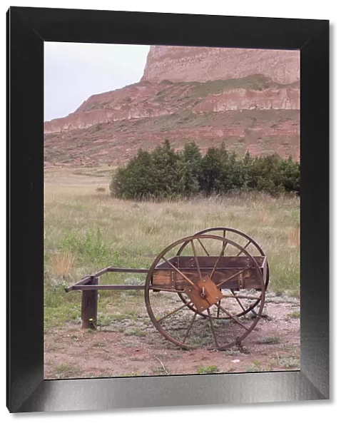 Mormon Trail hand-cart