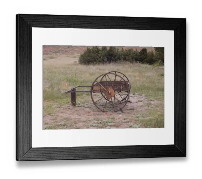 Framed Print : Mormon Trail hand-cart Framed Print : Mormon Trail hand-cart