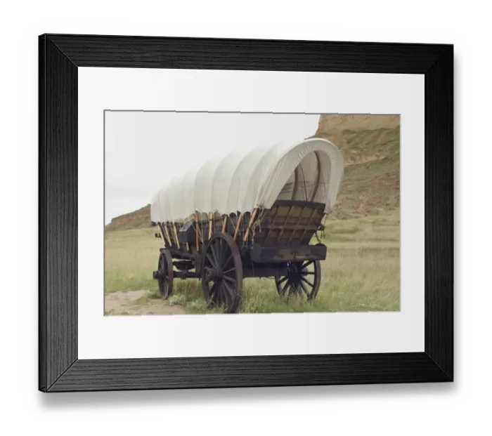 Framed Print : Conestoga wagon on the Oregon Trail Framed Print : Conestoga wagon on the Oregon Trail