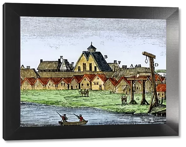 New Amsterdam in the mid-1600s