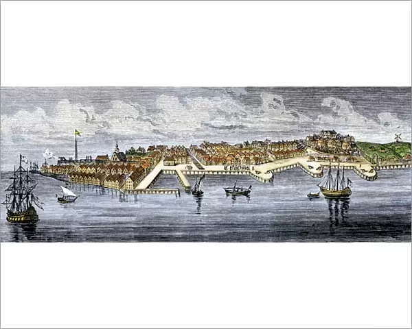 Seaport of New York City, 1670s