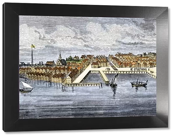 Seaport of New York City, 1670s