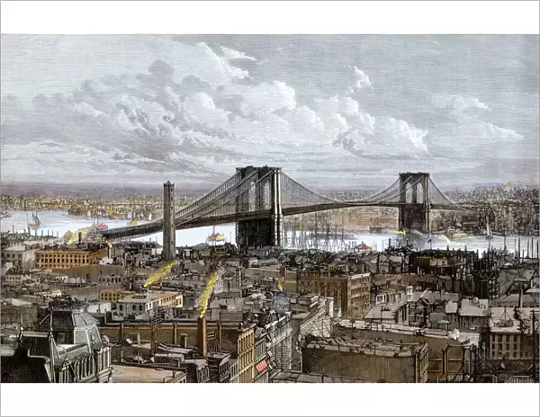 Brooklyn Bridge, New York City, 1883