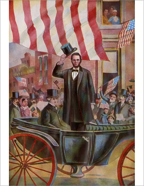 Abraham Lincolns inaugural parade, 1861