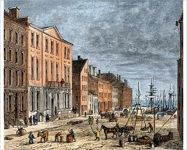 Wall Streets Tontine Coffee House in the late 1700s