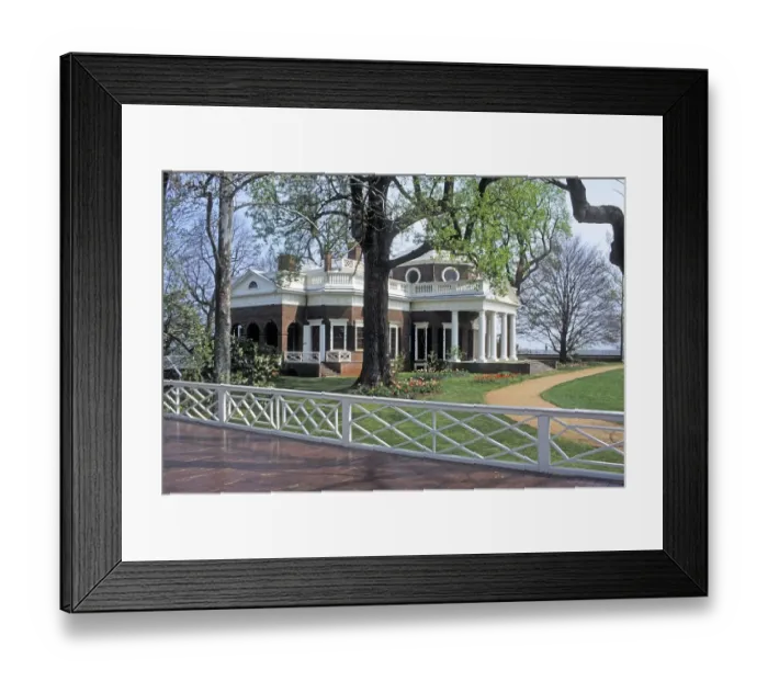 Framed Print : Monticello, Jeffersons home Framed Print : Monticello, Jeffersons home