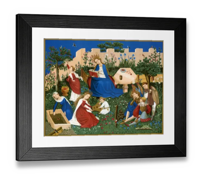 Framed Print : Mary the Virgin, Queen of Heaven Framed Print : Mary the Virgin, Queen of Heaven