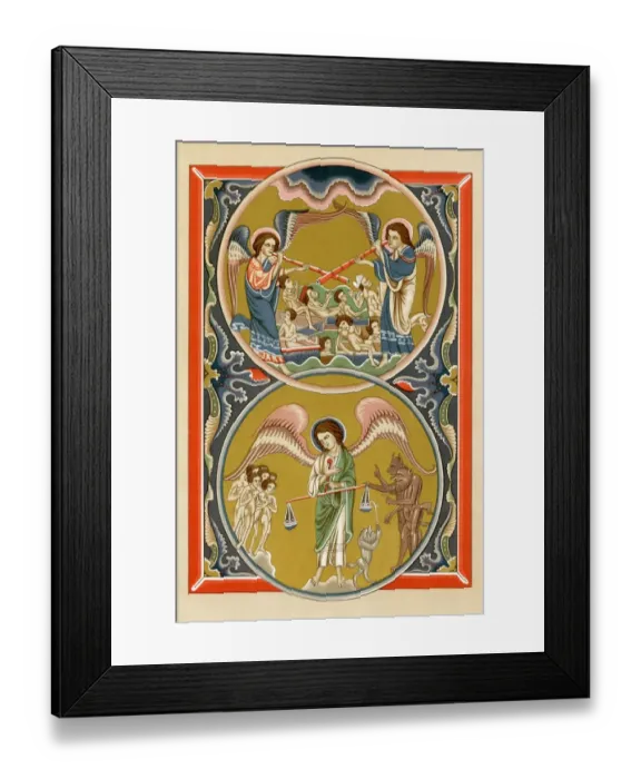 Framed Print : Souls called to the Last Judgment Framed Print : Souls called to the Last Judgment