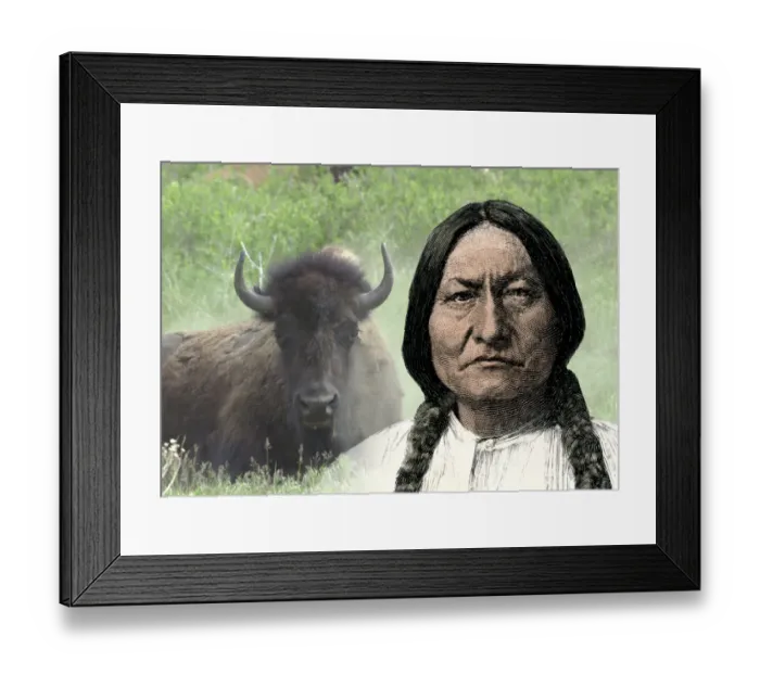 Framed Print : Sioux leader Sitting Bull Framed Print : Sioux leader Sitting Bull