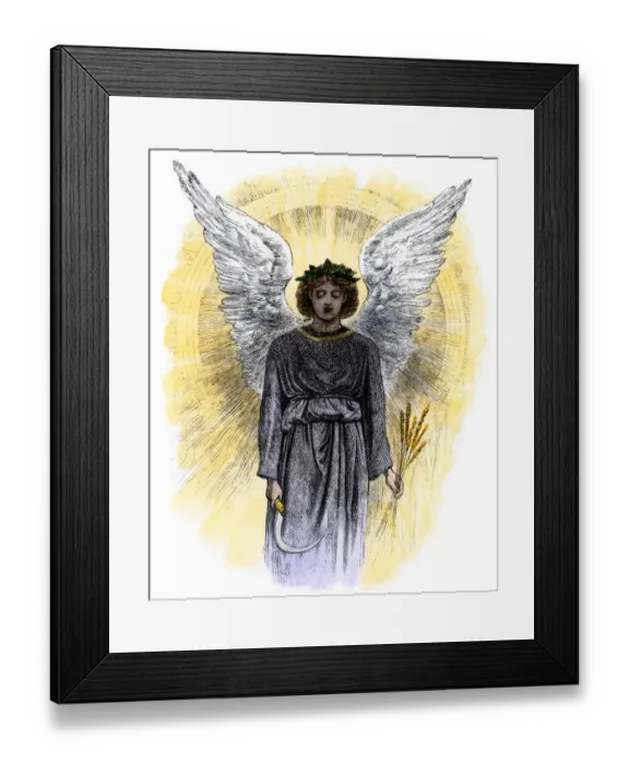 Framed Print : Angel of Death Framed Print : Angel of Death