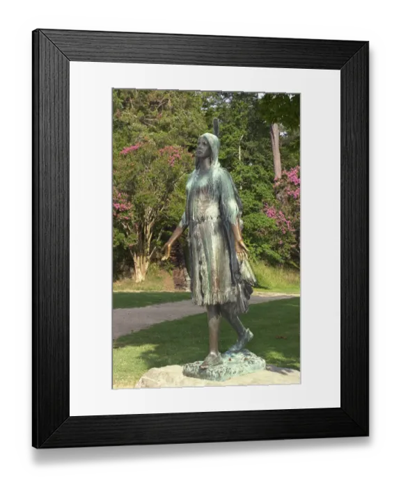 Framed Print : Statue of Pocahontas at the original site of Jamestown Framed Print : Statue of Pocahontas at the original site of Jamestown