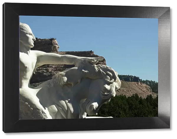 Crazy Horse monument model