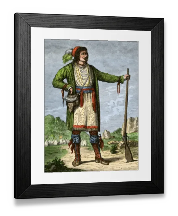 Framed Print : Osceola, Seminole leader Framed Print : Osceola, Seminole leader