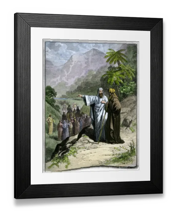 Framed Print : Abraham parting from his son, Lot Framed Print : Abraham parting from his son, Lot