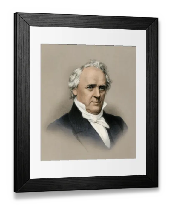 Framed Print : James Buchanan
