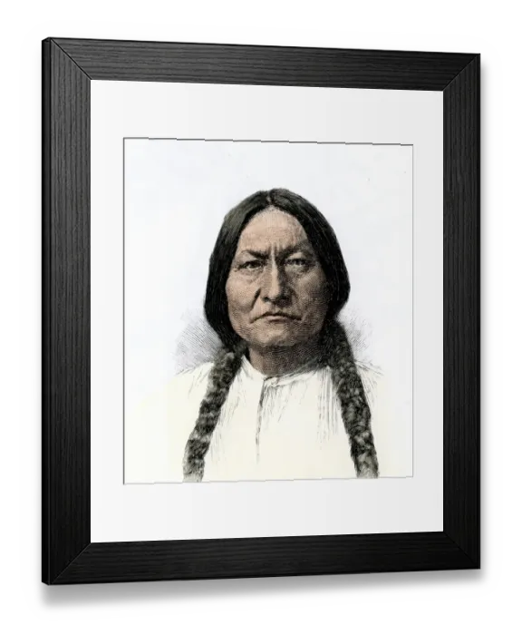 Framed Print : Sitting Bull, or Tatanka Iyotake Framed Print : Sitting Bull, or Tatanka Iyotake