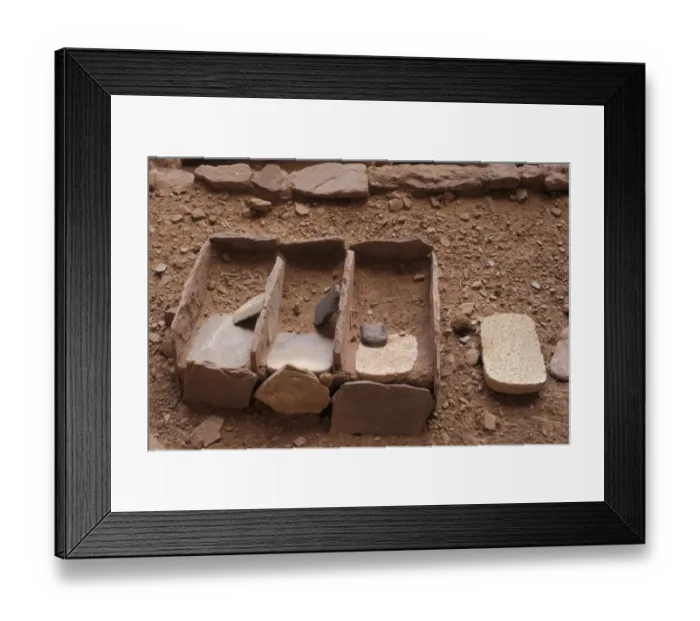 Framed Print : Grinding stones of the Anasazi / Ancestral Puebloans Framed Print : Grinding stones of the Anasazi / Ancestral Puebloans