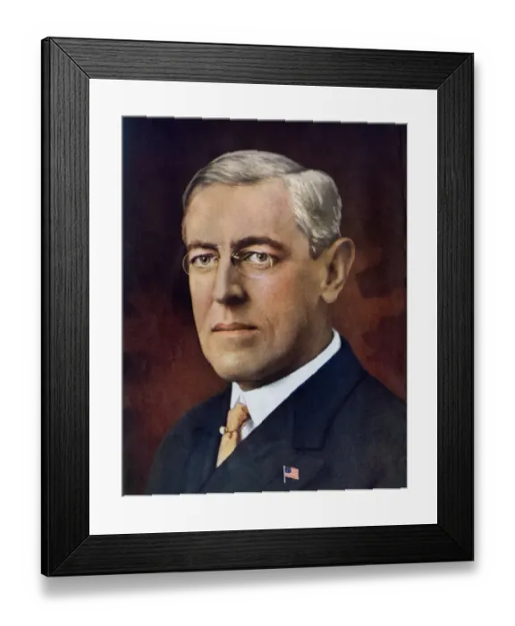Framed Print : US President Woodrow Wilson Framed Print : US President Woodrow Wilson