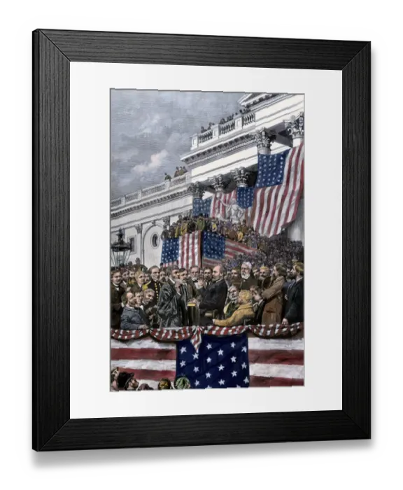Framed Print : Inauguration of James A. Garfield, 1881 Framed Print : Inauguration of James A. Garfield, 1881