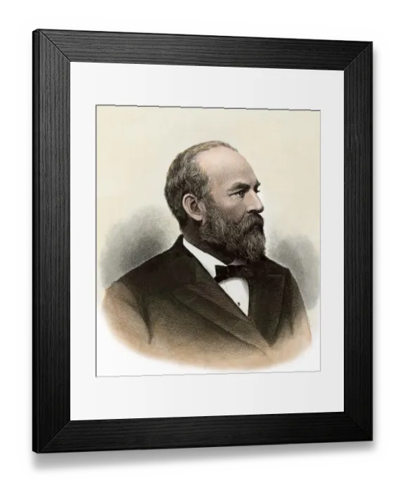 Framed Print : President James Garfield Framed Print : President James Garfield