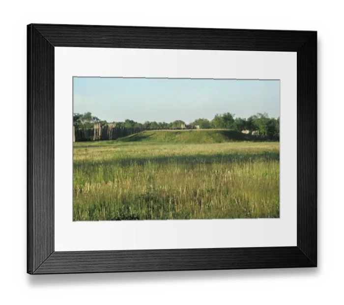 Framed Print : Aztalan, a Moundbuilders site in Wisconsin Framed Print : Aztalan, a Moundbuilders site in Wisconsin
