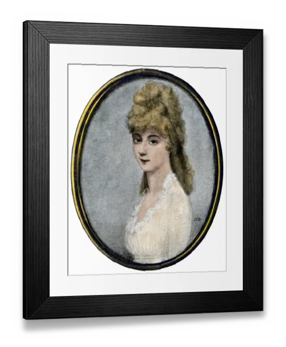 Framed Print : Louisa johnson Adams, wife of John Quincy Adams