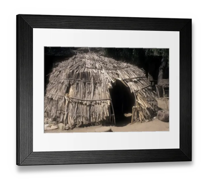Framed Print : Reconstructed Juaneno kicha Framed Print : Reconstructed Juaneno kicha
