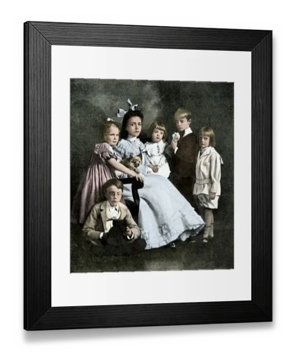Framed Print : Theodore Roosevelts children in 1901 Framed Print : Theodore Roosevelts children in 1901