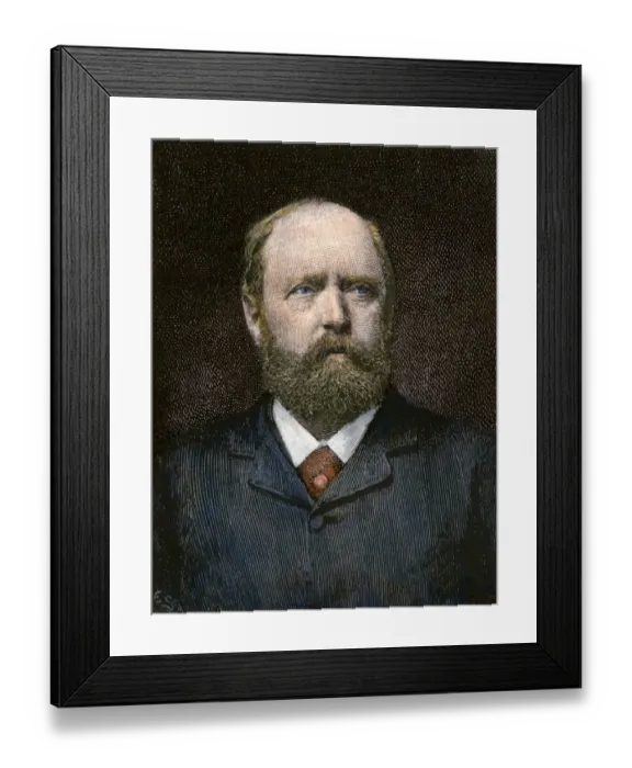 Framed Print : Paleontologist O. C. Marsh Framed Print : Paleontologist O. C. Marsh