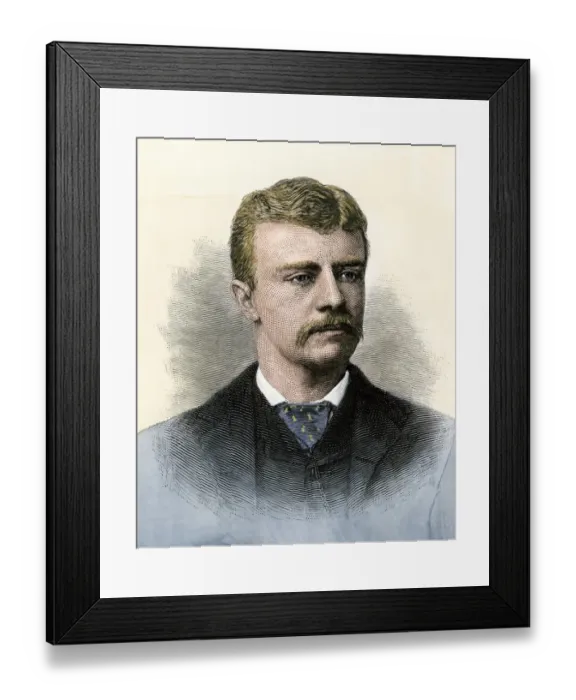 Framed Print : Young Theodore Roosevelt, circa 1874 Framed Print : Young Theodore Roosevelt, circa 1874