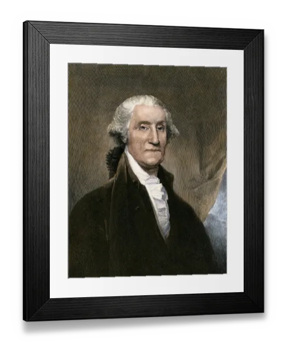 Framed Print : President George Washington Framed Print : President George Washington