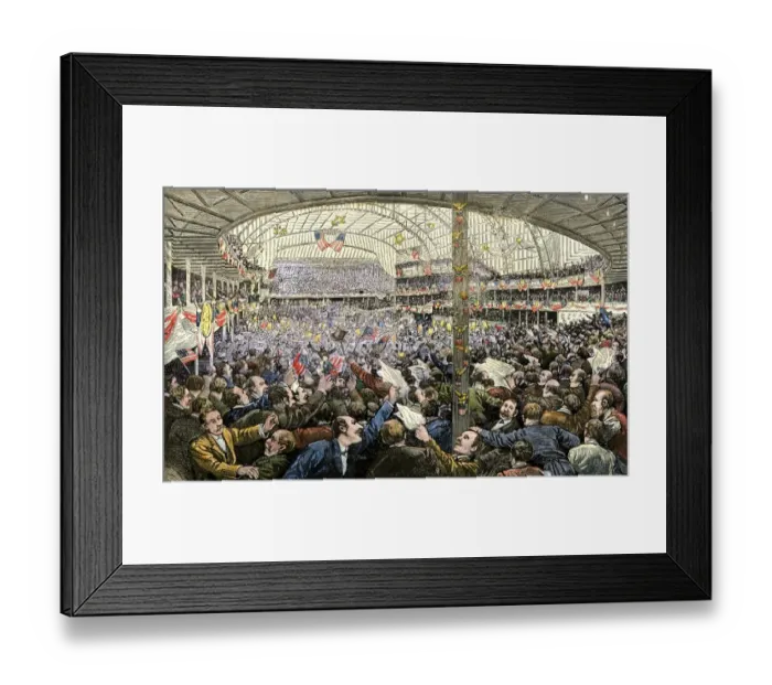 Framed Print : Nomination of Benjamin Harrison as the Republican candidate for US President Framed Print : Nomination of Benjamin Harrison as the Republican candidate for US President