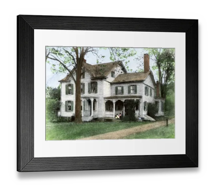 Framed Print : Grover Clevelands birthplace