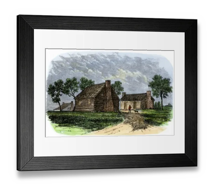 Framed Print : Andrew Jacksons boyhood home Framed Print : Andrew Jacksons boyhood home