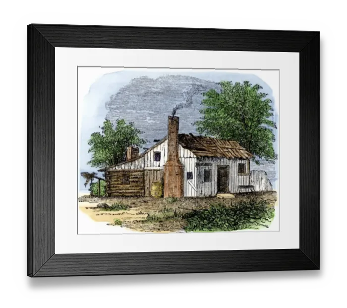 Framed Print : Birthplace of President Andrew Jackson Framed Print : Birthplace of President Andrew Jackson