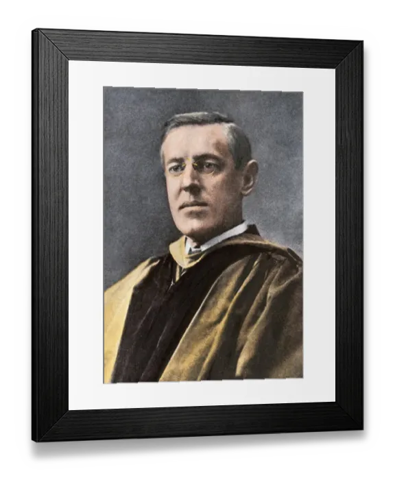 Framed Print : Woodrow Wilson at Princeton Framed Print : Woodrow Wilson at Princeton